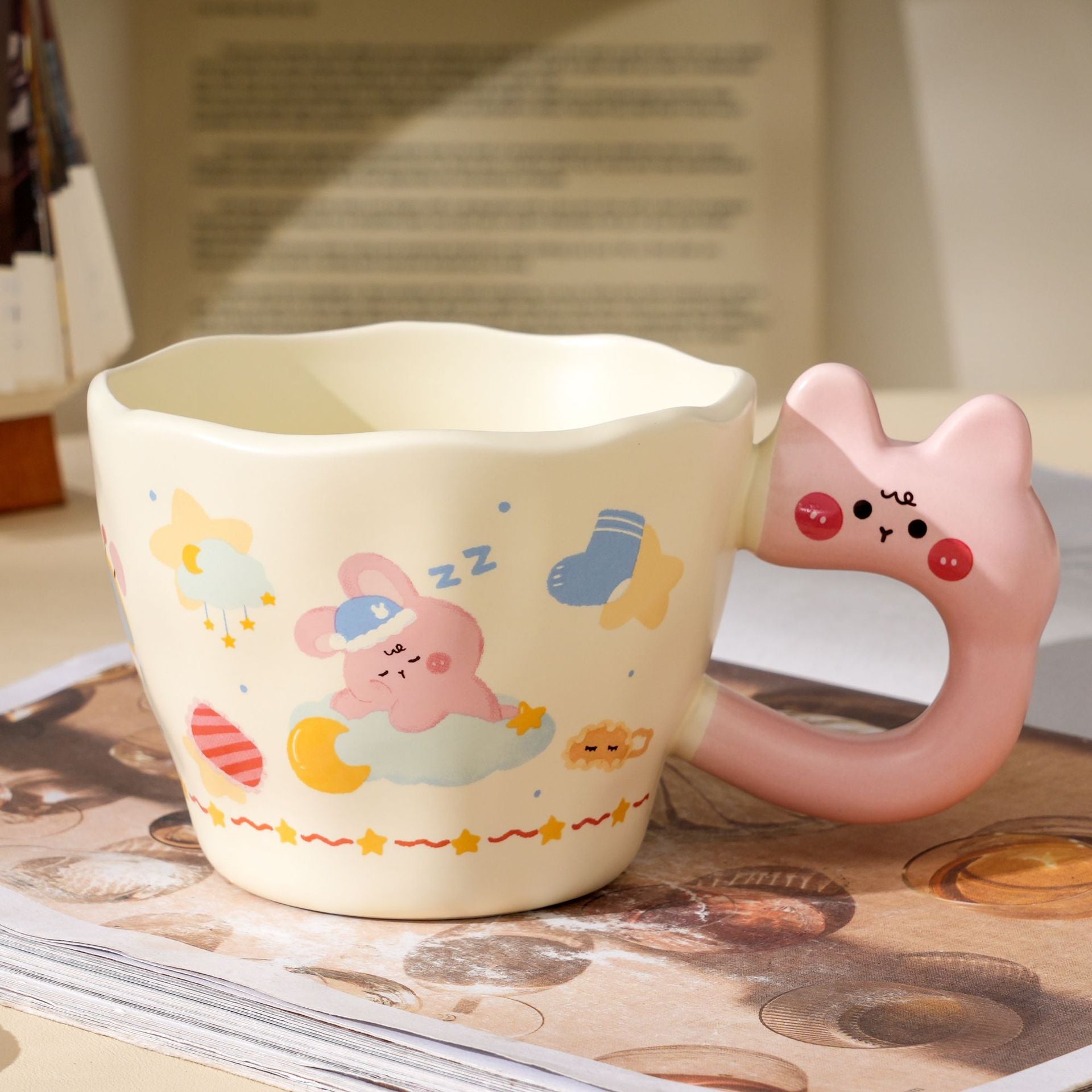 Cartoon Rabbit Ceramic Mug