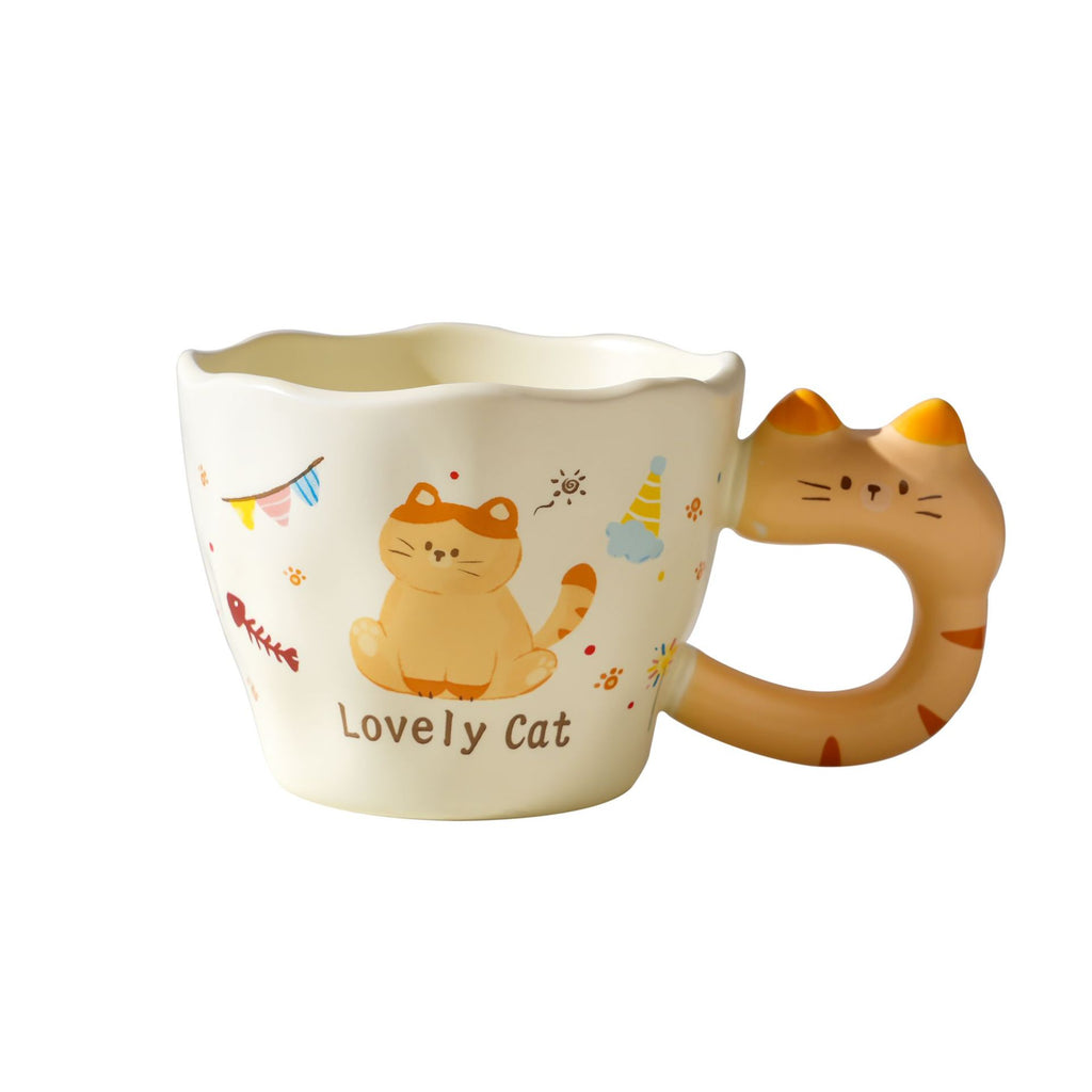Cartoon Cat Ceramic Mug